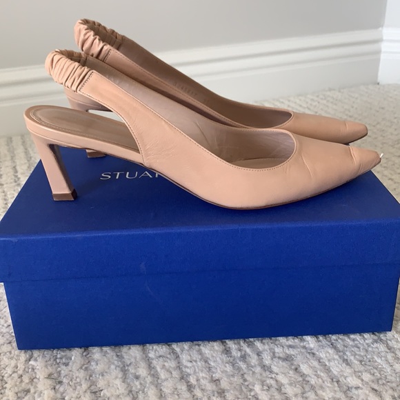 Stuart Weizman Hayday blush Tripoli heels - Picture 1 of 5